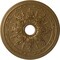 Ekena Millwork Rose and Ribbon Ceiling Medallion (Fits Canopies up to 4"), 23 5/8"OD x 4"ID x 1 1/2"P, Pale Gold CM23ROPAS - alternate 1